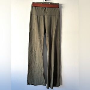 Aerie Olive Green Wide-Leg Pants
